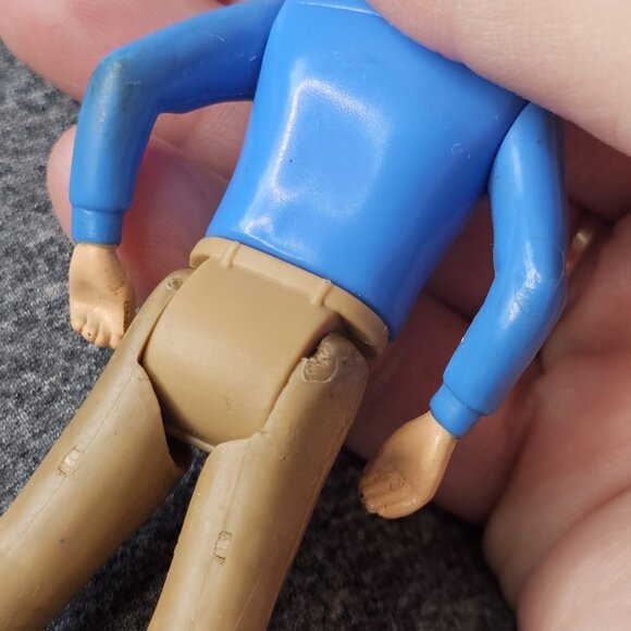 VTG Tomy Smaller Homes Home Dollhouse Dad Man Figure Hong Kong 4.25" - Picture 13 of 16